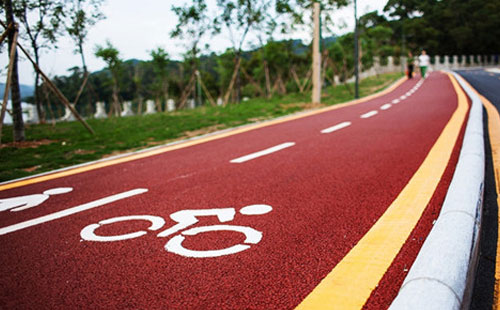 七里河彩色路面 七里河彩色路面